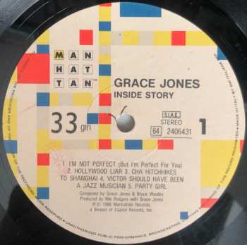 LP Grace Jones: Inside Story 632291