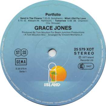 LP Grace Jones: Portfolio 648975