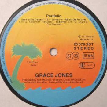 LP Grace Jones: Portfolio 655223