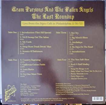 2LP Gram Parsons & The Fallen Angels: The Last Roundup (Live From The Bijou Café In Philadelphia, 3/16/73) LTD 613395