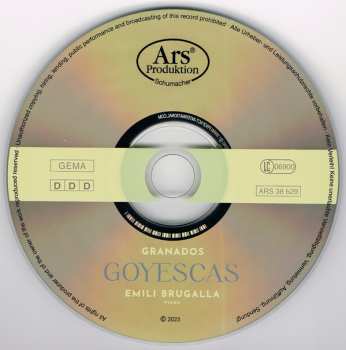 CD Enrique Granados: Goyescas 453102