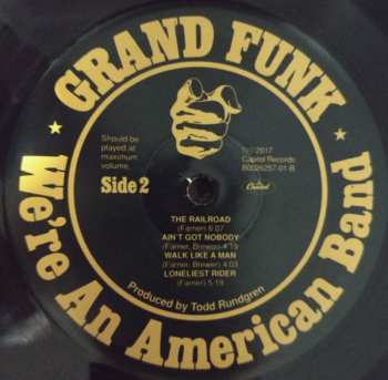 LP Grand Funk Railroad: We're An American Band 429399