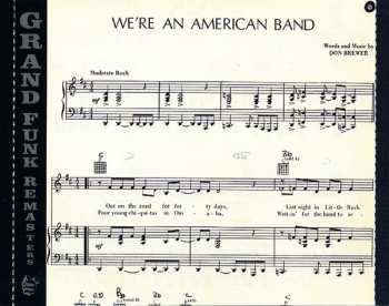 CD Grand Funk Railroad: We're An American Band 39798