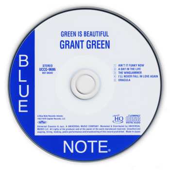 CD Grant Green: Green Is Beautiful LTD 626784