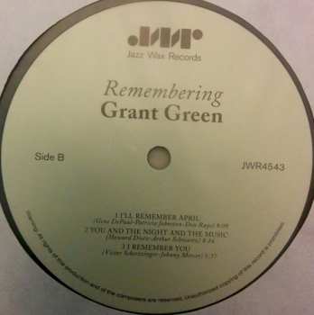 LP Grant Green: Remembering LTD 350160