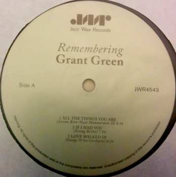 LP Grant Green: Remembering LTD 350160