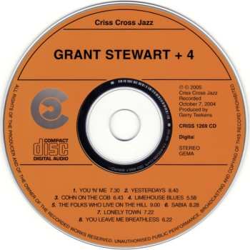 CD Grant Stewart: Grant Stewart + 4 654676