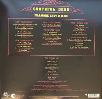 3LP The Grateful Dead: Fillmore East 2-11-69 LTD 608803