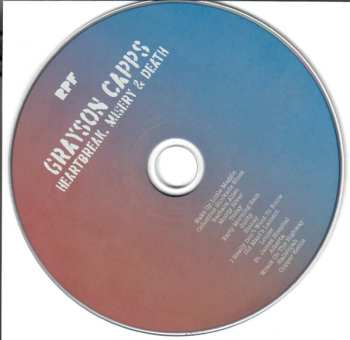 CD Grayson Capps: Heartbreak, Misery & Death 628392