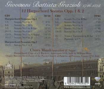 2CD Giovanni Battista Grazioli: 12 Harpsichord Sonatas Opp. 1 & 2 407884