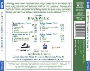 CD Grażyna Bacewicz: Complete String Quartets • 1 122974