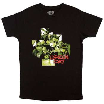 Merch Green Day: Green Day Unisex T-shirt: Photo Montage (small) S