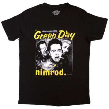 Merch Green Day: Green Day Unisex T-shirt: Yellow Pick -nimrod (x-large) XL