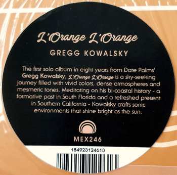 LP Gregg Kowalsky: L'Orange L'Orange 636956