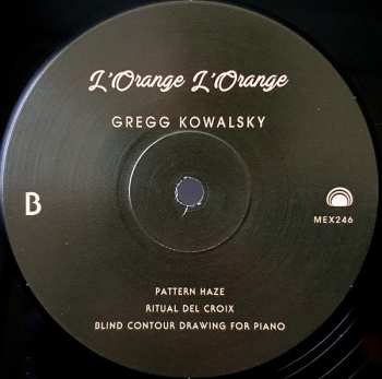 LP Gregg Kowalsky: L'Orange L'Orange 636956