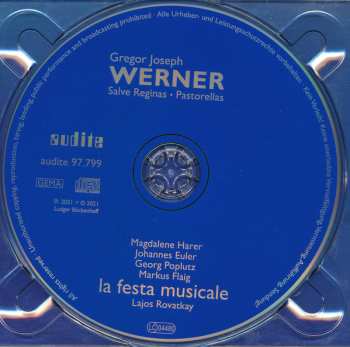 CD Gregor Joseph Werner: Salve Reginas • Pastorellas 572223