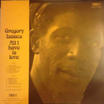 LP Gregory Isaacs: All I Have Is Love 598181