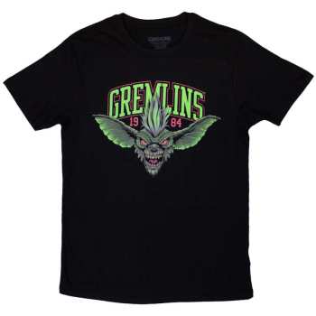 Merch Gremlins: Tričko Stripe 1984 Green Logo Gremlins