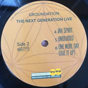 2LP Groundation: The Next Generation Live 66043