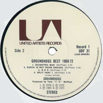 2LP The Groundhogs: Groundhogs Best 1969-72 649770