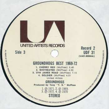 2LP The Groundhogs: Groundhogs Best 1969-72 649770