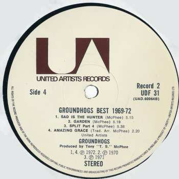 2LP The Groundhogs: Groundhogs Best 1969-72 649770