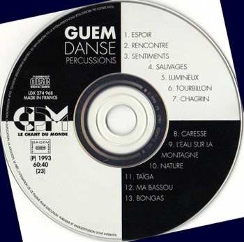 CD Guem: Danse / Percussions 384316