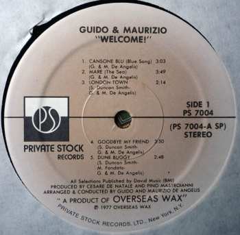 LP Guido And Maurizio De Angelis: Welcome! 630113