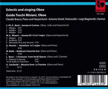 CD Guido Toschi Misiani: Eclectic And Singing Oboe 599460