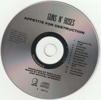 CD Guns N' Roses: Appetite For Destruction 532503