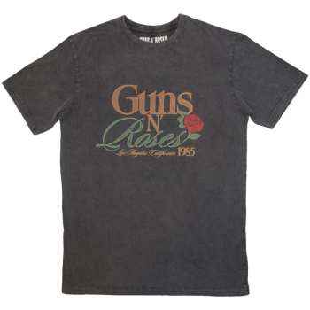 Merch Guns N' Roses: Stone Wash Tričko California 1985