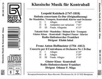 CD Eliahu Inbal: Klassische Musik für Kontrabaß 559523