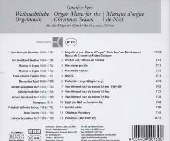 CD Günther Fetz: Weihnachtliche Orgelmusik│Organ Music For The Christmas Season 643599