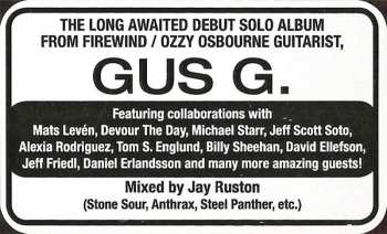 CD Gus G.: I Am The Fire DIGI 16951