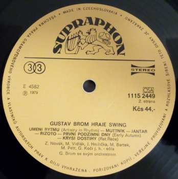 LP Gustav Brom: Gustav Brom Hraje Swing 50060