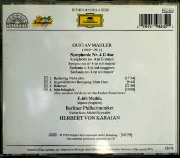 CD Berliner Philharmoniker: Symphonie No. 4 35398