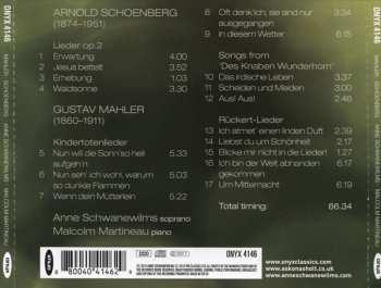 CD Arnold Schoenberg: Kindertotenlieder; Rückert Lieder; 4 Lieder, Op. 2 575604