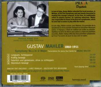 SACD Gustav Mahler: Symphony No. 1 In D  - Piano Duet Transcription By Bruno Walter 581976