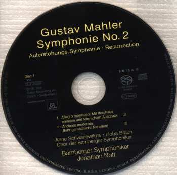 2SACD Gustav Mahler: Symphonie No. 2 221429