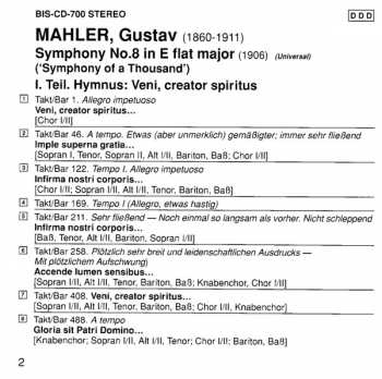 CD Gustav Mahler: Symphony No. 8 in E flat major "Symphony of a Thousand" 276528