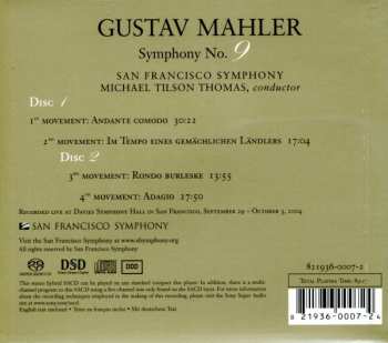 2SACD Gustav Mahler: Symphony No. 9 286655