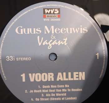 2LP Guus Meeuwis & Vagant: 1 Voor Allen 651613