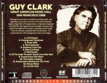 CD Guy Clark: Great American Music Hall, San Francisco 1988 419065