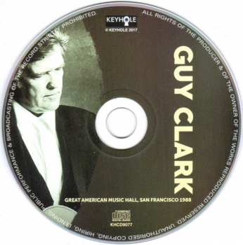 CD Guy Clark: Great American Music Hall, San Francisco 1988 419065