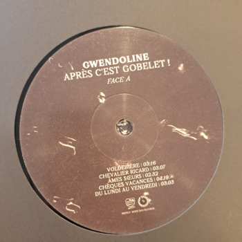 LP Gwendoline: Après C'est Gobelet ! 628188