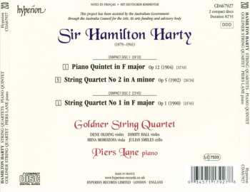 2CD Sir Hamilton Harty: String Quartets / Piano Quintet 579602