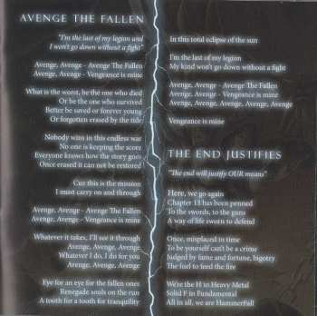 CD HammerFall: Avenge The Fallen 645386