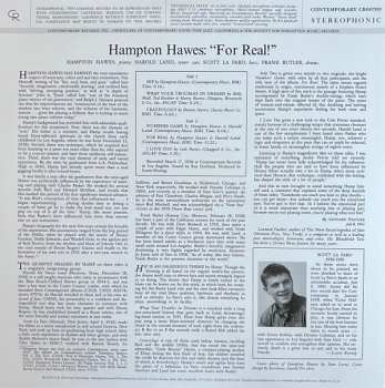 LP Hampton Hawes: For Real! 543792