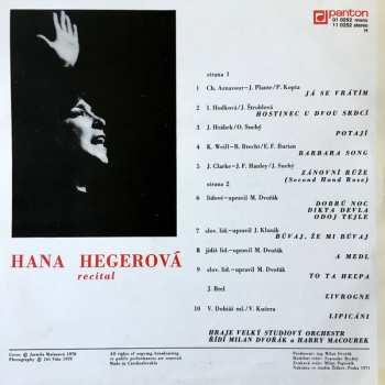 LP Hana Hegerová: Recital 565565