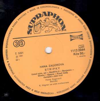 LP Hana Zagorová: Střípky 305356